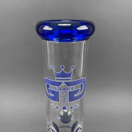 Grace Glass Bong ‘Blue Helix’ - Image 4